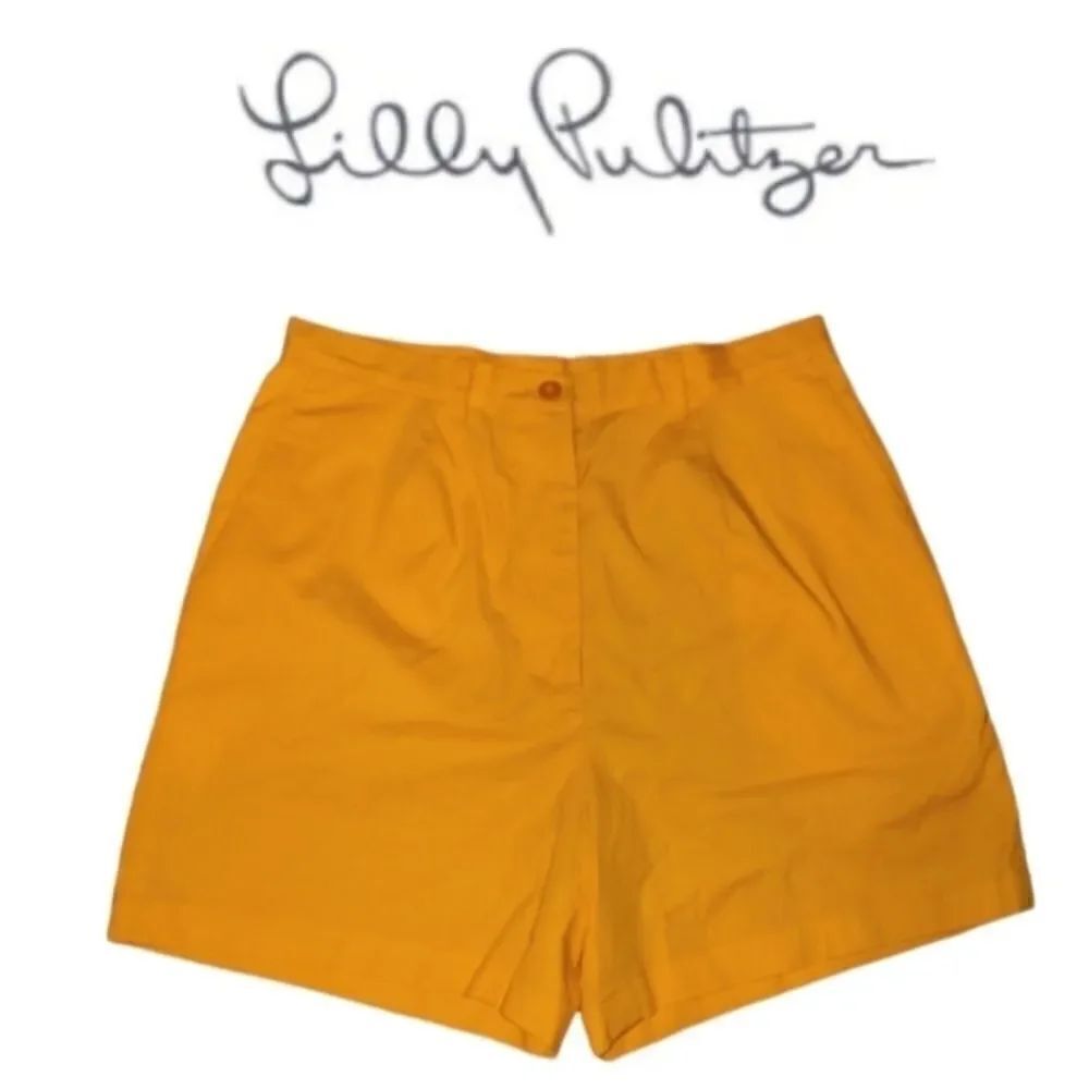 Vintage Lilly Pulitzer Orange Shorts 6